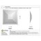 Ekena Millwork Diane EnduraWall Decorative 3D Wall Panel, White, 11 7/8"W x 11 7/8"H WP12X12DIWH - alternate 2